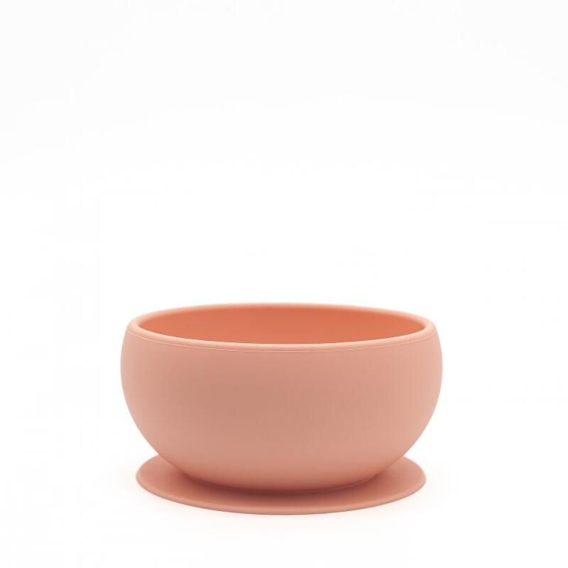 Bol en silicone à ventouse Slurpy la pieuvre Rose - sassi