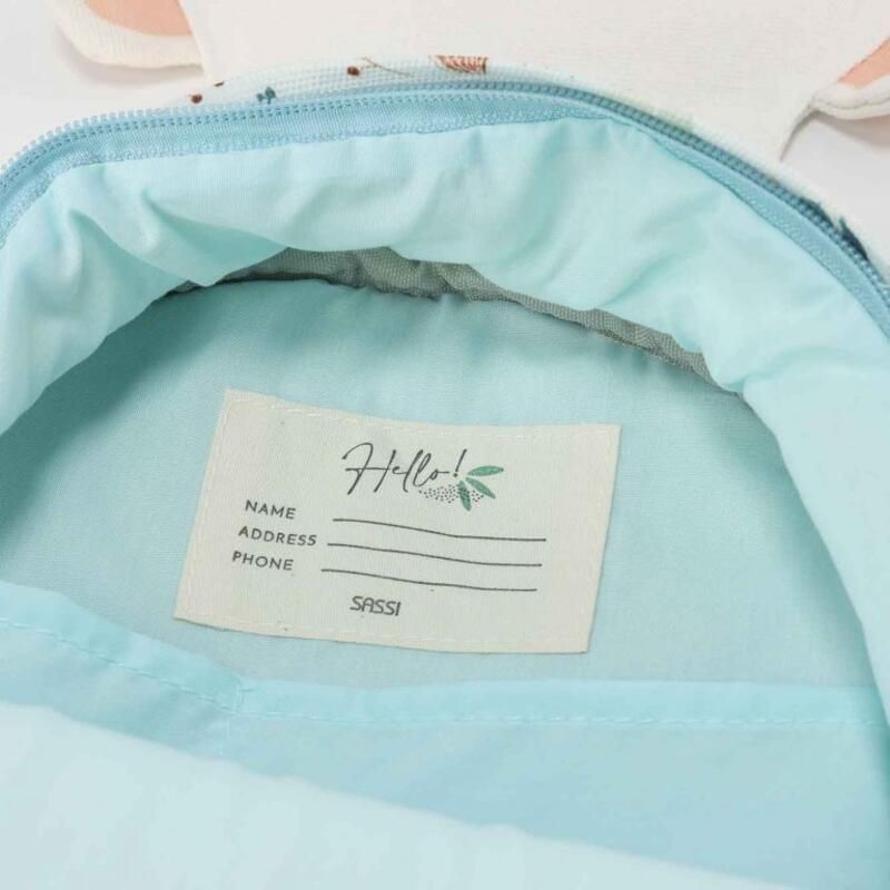 Mini sac à dos A5 Munchy l'ours Blanc - sassi