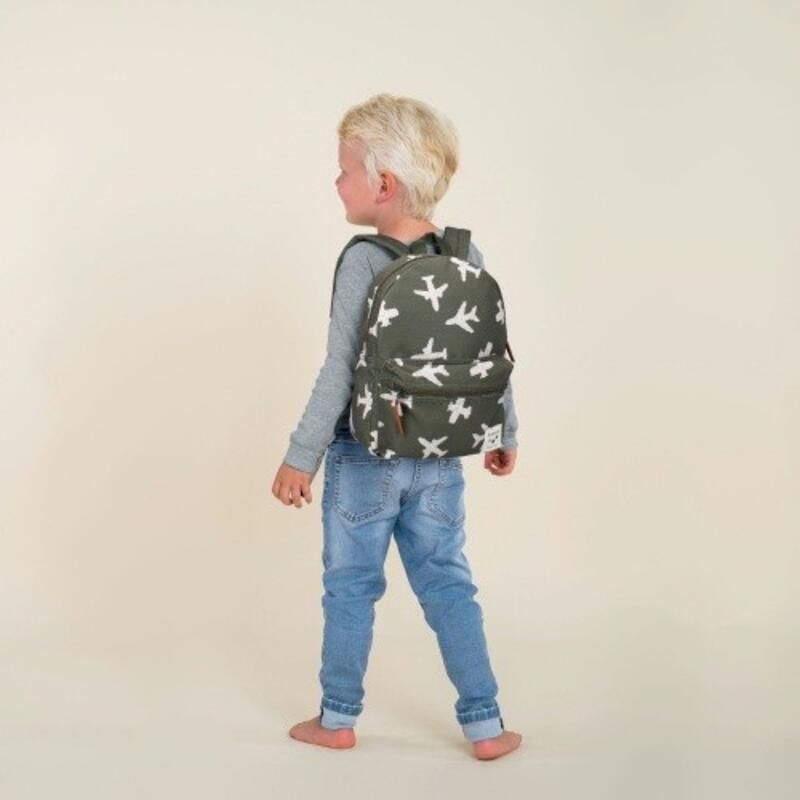Sac A Dos Enfant Avions Kaki Kidzroom - kidzroom