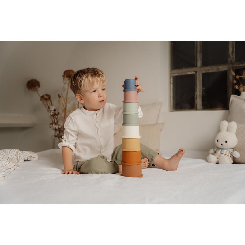 Peluche Vintage Sunny Stripes - 35 Cm Miffy 35cm Multicolore - little dutch