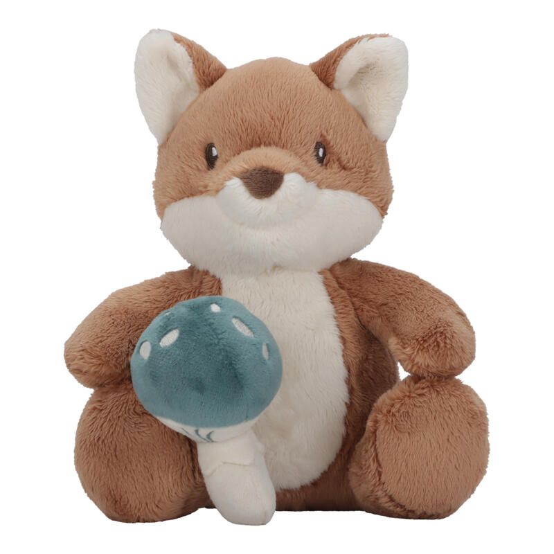 Peluche Renard Forest Friends Marron Beige Bleu - little dutch