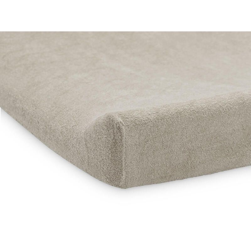 Lot de 2 housses de matelas à langer éponge Nougat - jollein