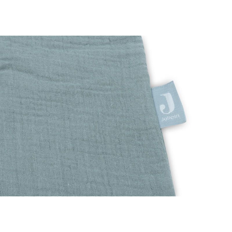 Gigoteuse Gaze De Coton Basics 70cm Sea Green - jollein
