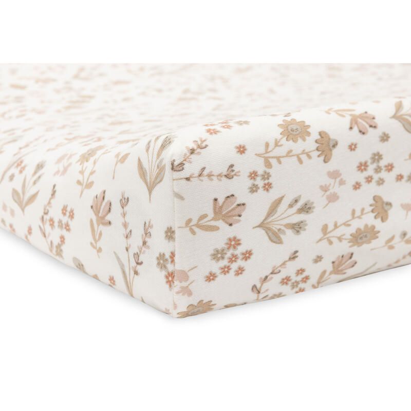 Housse Matelas A Langer Jersey Bloomy 50x70cm Multicolor - jollein