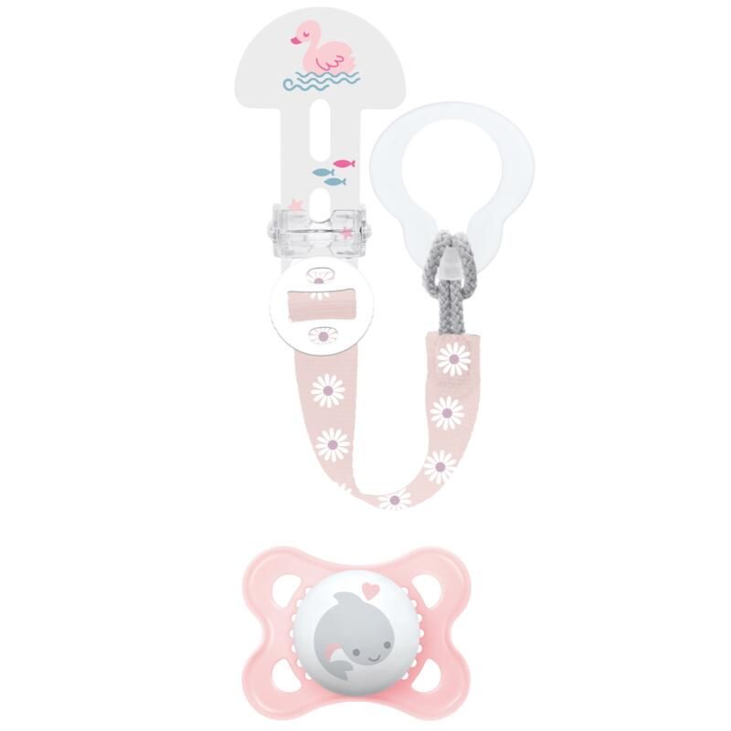 Kit Sucette Attache-sucette Silicone 2-6m - mam