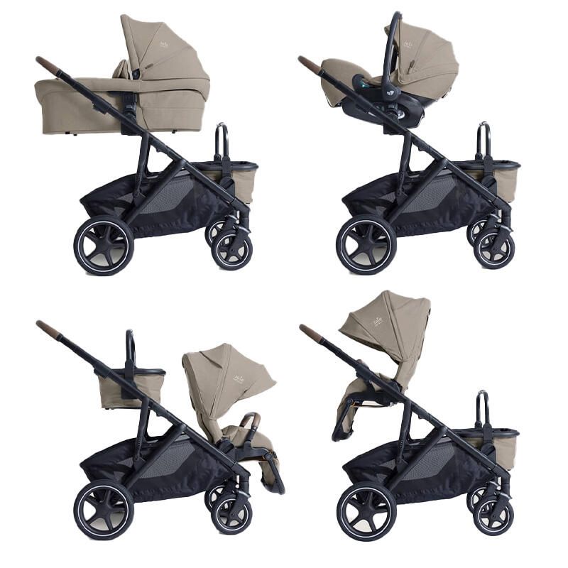Poussette Trio Versiti + Siège auto i-Level Pro + Nacelle Ramble XL Sandstone - joie