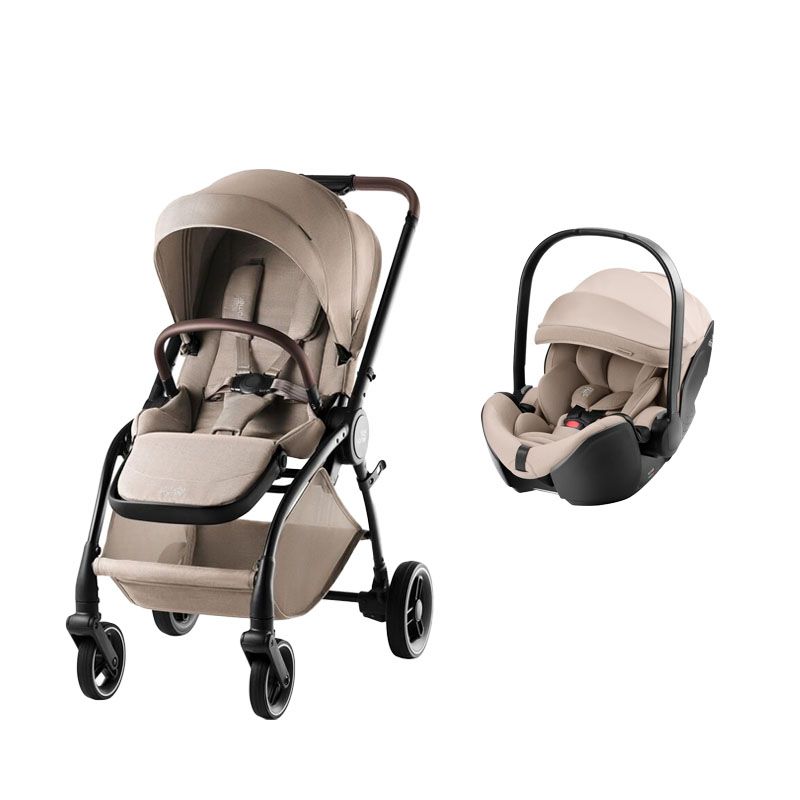 Poussette Duo Rio + Baby-safe Pro Style Teak - britax rÖmer