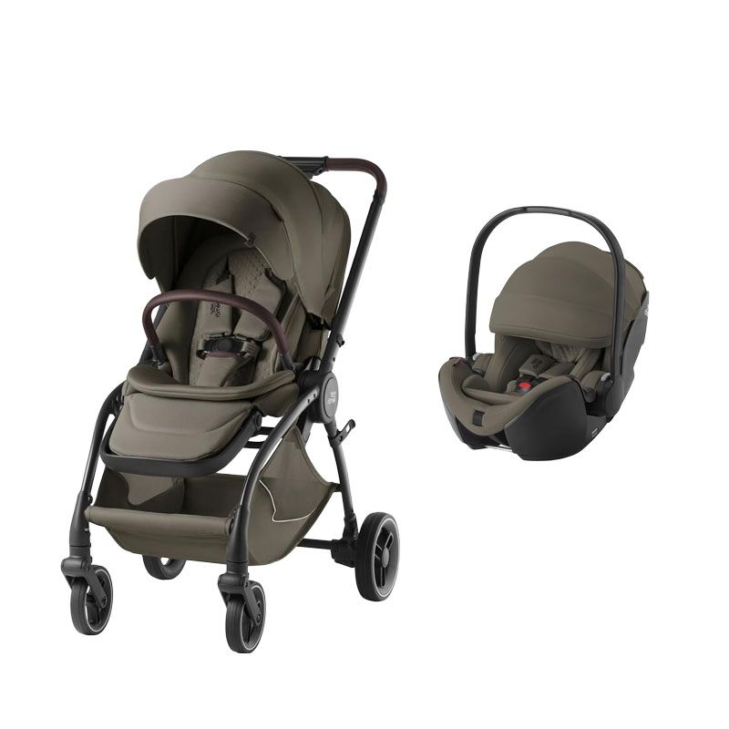Poussette Duo Rio + Baby-safe Pro Lux Urban Olive - britax rÖmer