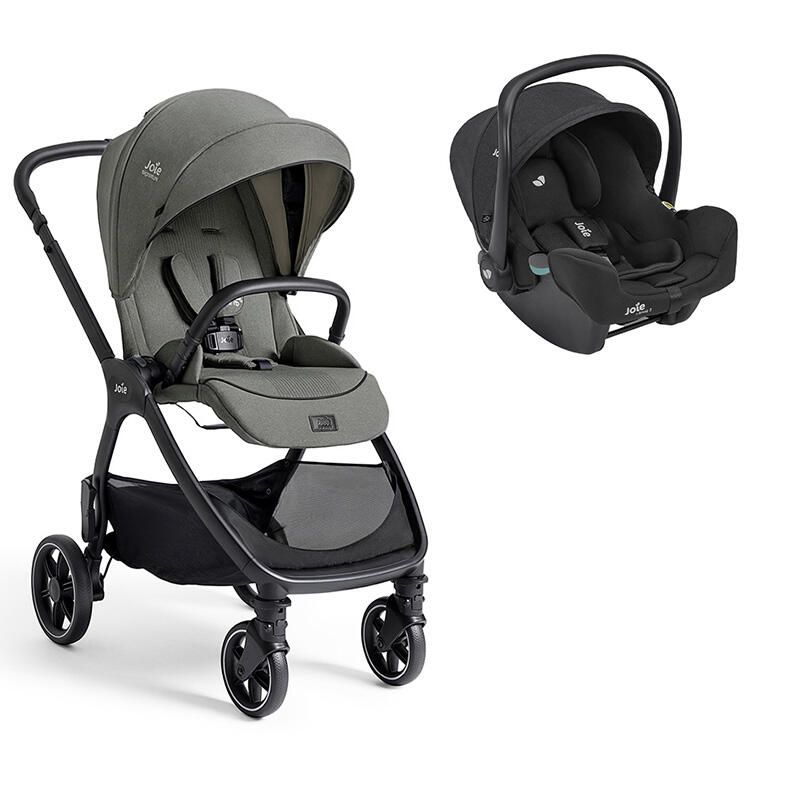 Poussette Duo Valora + Siège auto i-Snug 2 Evergreen - joie