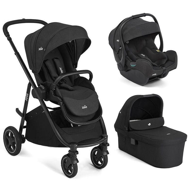 Poussette Trio Versatrax + Siège auto i-Gemm 3 + Nacelle Ramble XL Versatrax V2 Raven - joie
