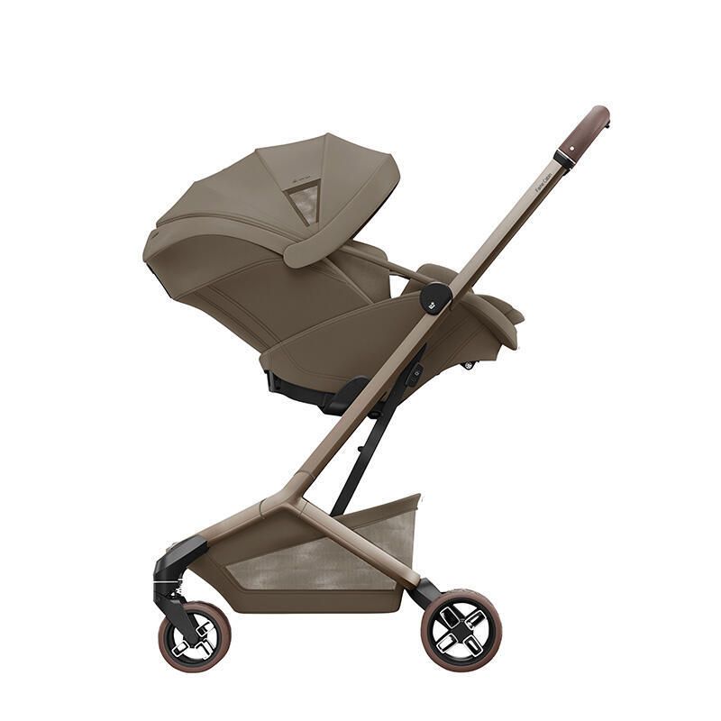 Poussette Duo Fame Cabin + Siège auto Coral Slide Pro Oak Truffle - maxi cosi