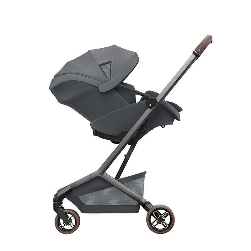 Poussette Duo Fame Cabin + Siège auto Coral Slide Pro Moon Graphite - maxi cosi