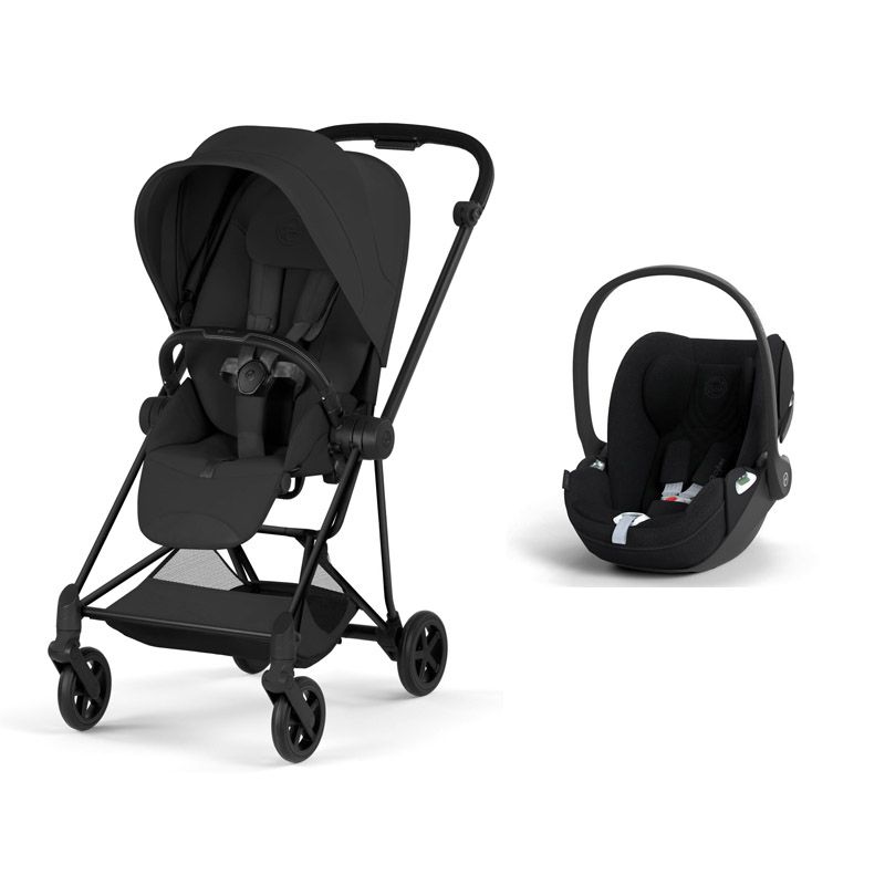 Poussette Duo Mios 4 Style + Siège auto Cloud T Plus Matt Black Sepia Black - cybex
