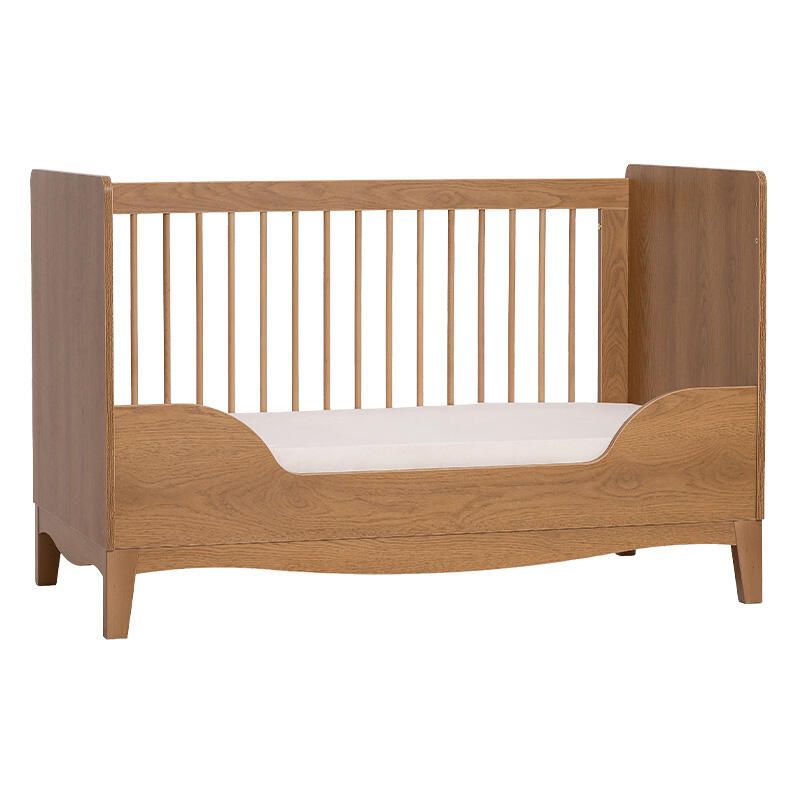 Lit bébé évolutif 70x140cm Lille Caramel - nina bien