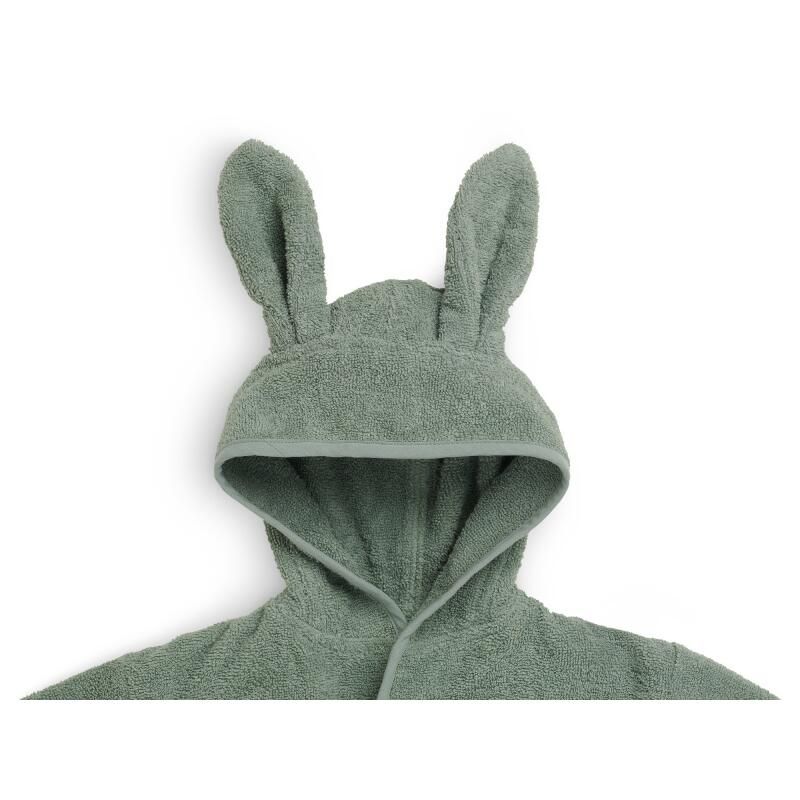 Peignoir éponge Basics 1-2 ans Ash Green - jollein