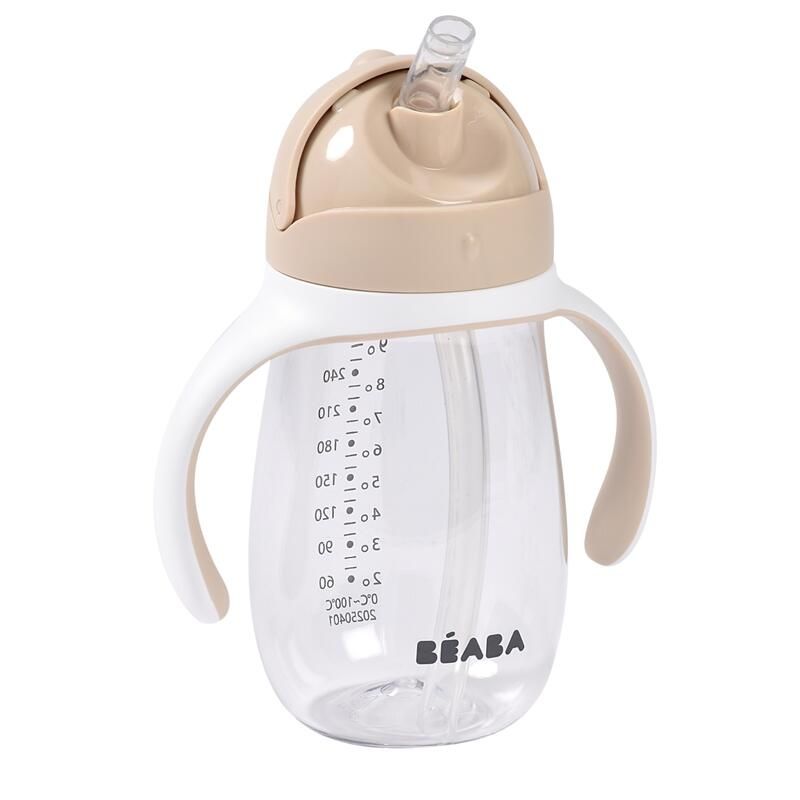 Tasse paille 300ml - Argile - beaba