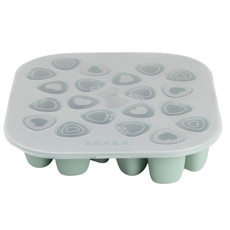 Moule mini multi portions silicone 20x35ml Vert sauge - beaba