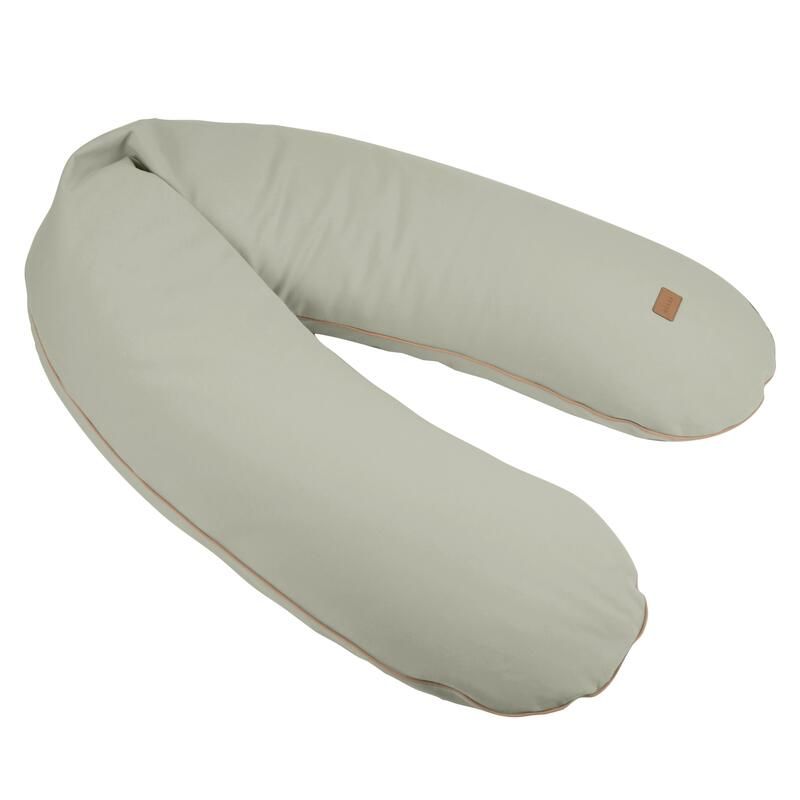 Coussin Big Flopsy French Terry Vert de Gris - beaba