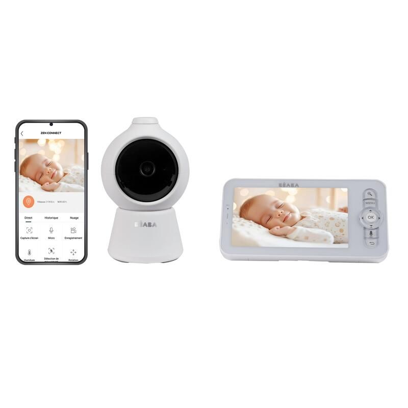 Ecoute bébé vidéo Zen Smart Ai Blanc - beaba