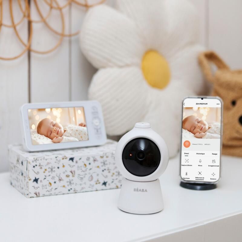 Ecoute bébé vidéo Zen Smart Ai Blanc - beaba