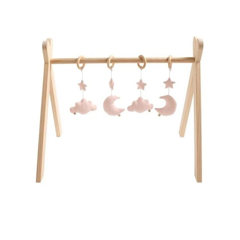 Arche d'éveil en bois Les Unis Pétale - sauthon baby deco