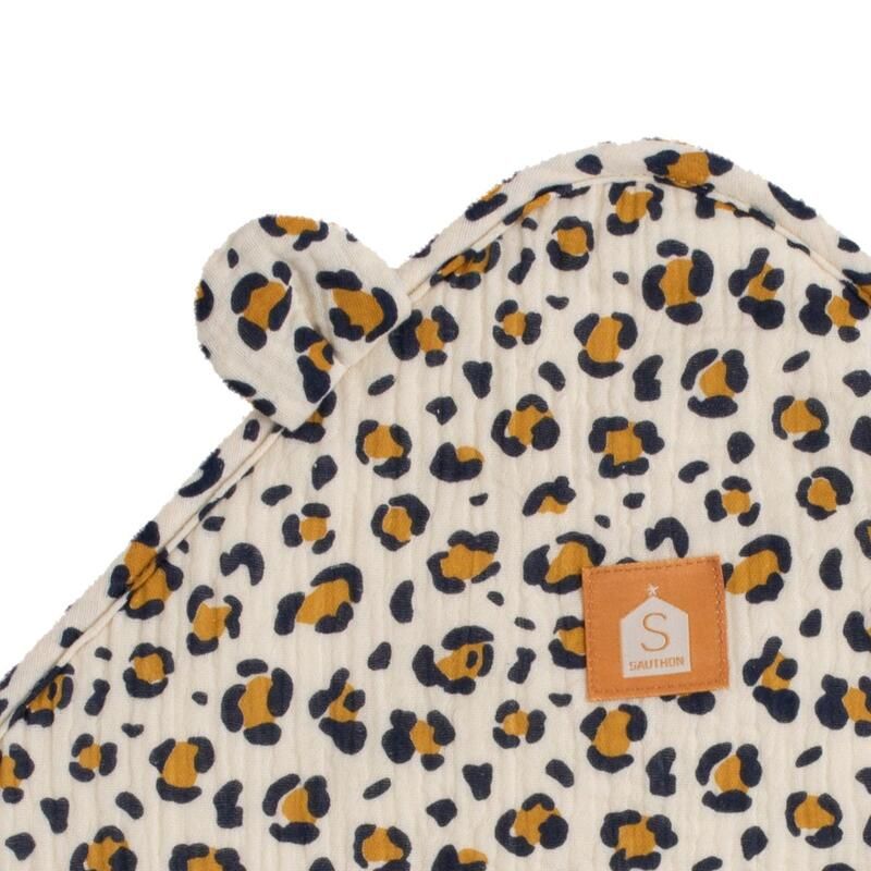 Cape de Bain + Gant Léopard - sauthon baby deco