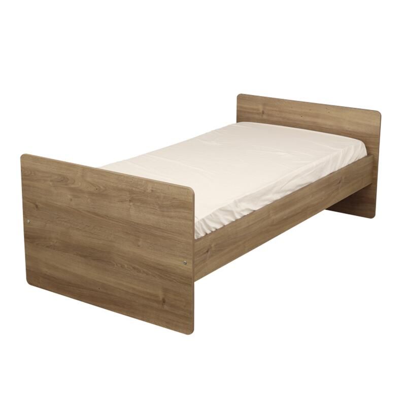 Lit bébé combiné 60x120cm évolutif en 90x190cm Mokka - sauthon