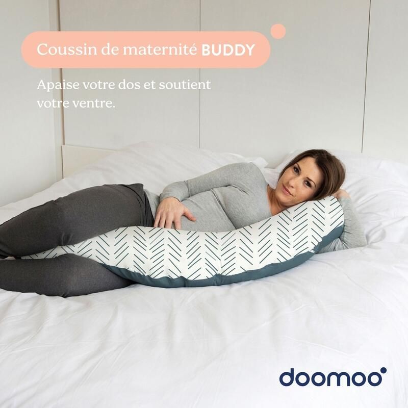 Coussin de maternité Buddy Ethnic Petrol - doomoo