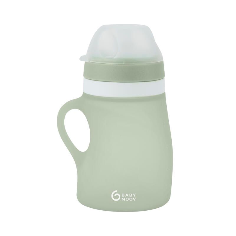 Gourde en Silicone Green - babymoov