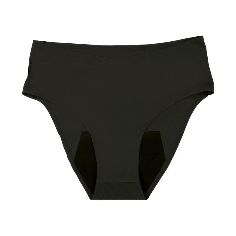 Culotte Post-partum Flowly L XL 2XL Black - doomoo