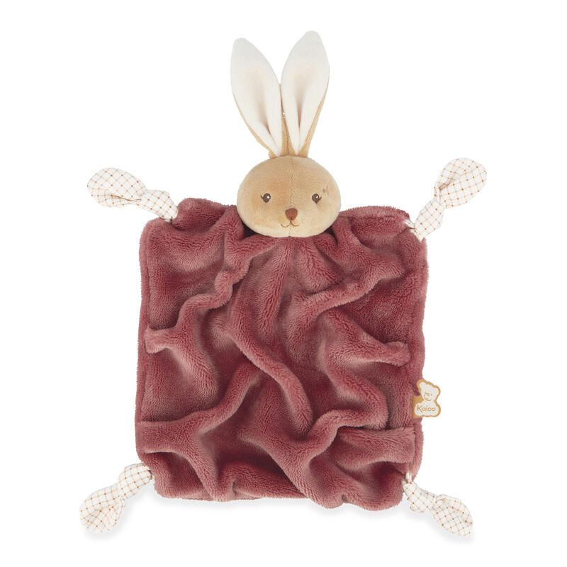 Doudou lapin Patapouf Moyen Bordeaux - kaloo