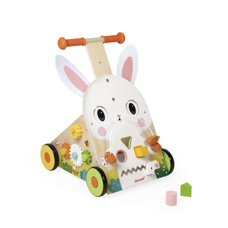 Chariot multi activités lapin - Bois - janod