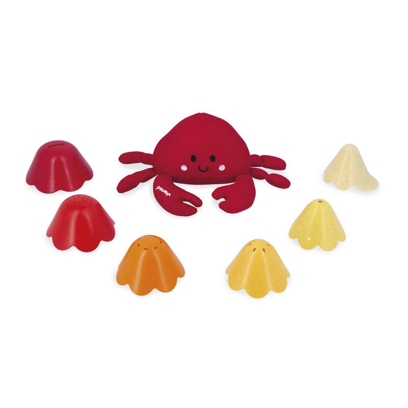 Jouet de bain Bernard et sa coquille - Rouge - janod