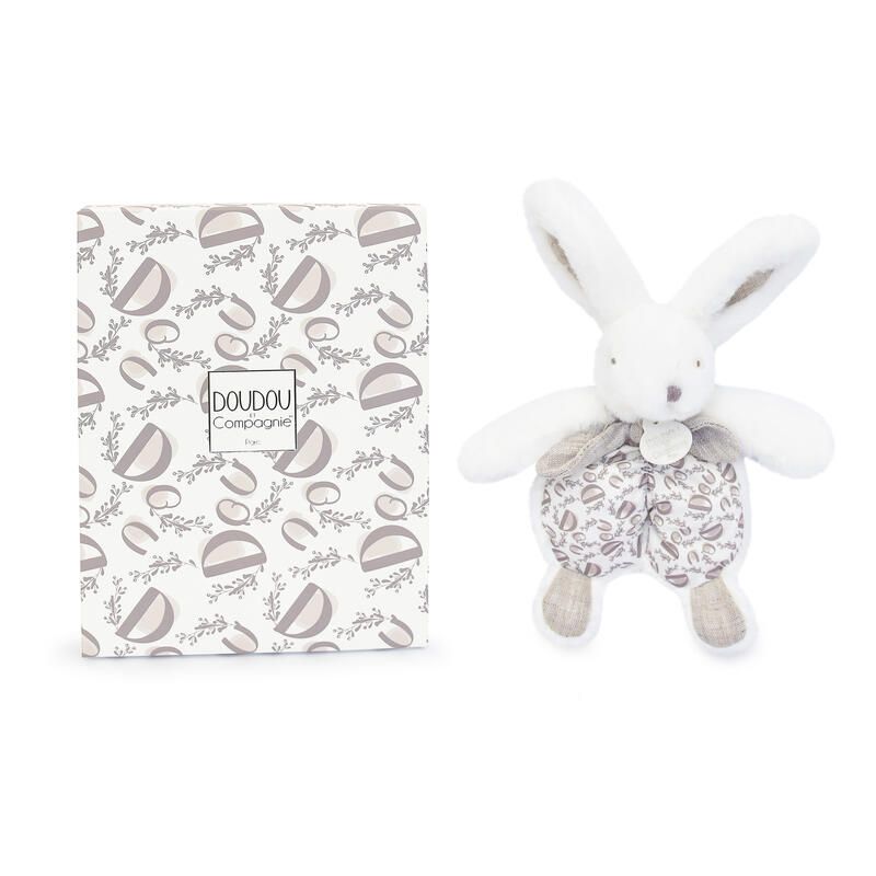 Doudou lapin 18 cm Blanc - doudou et compagnie