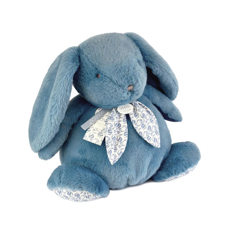 Lapin Doudou Pantin 42cm Bleu - doudou et compagnie