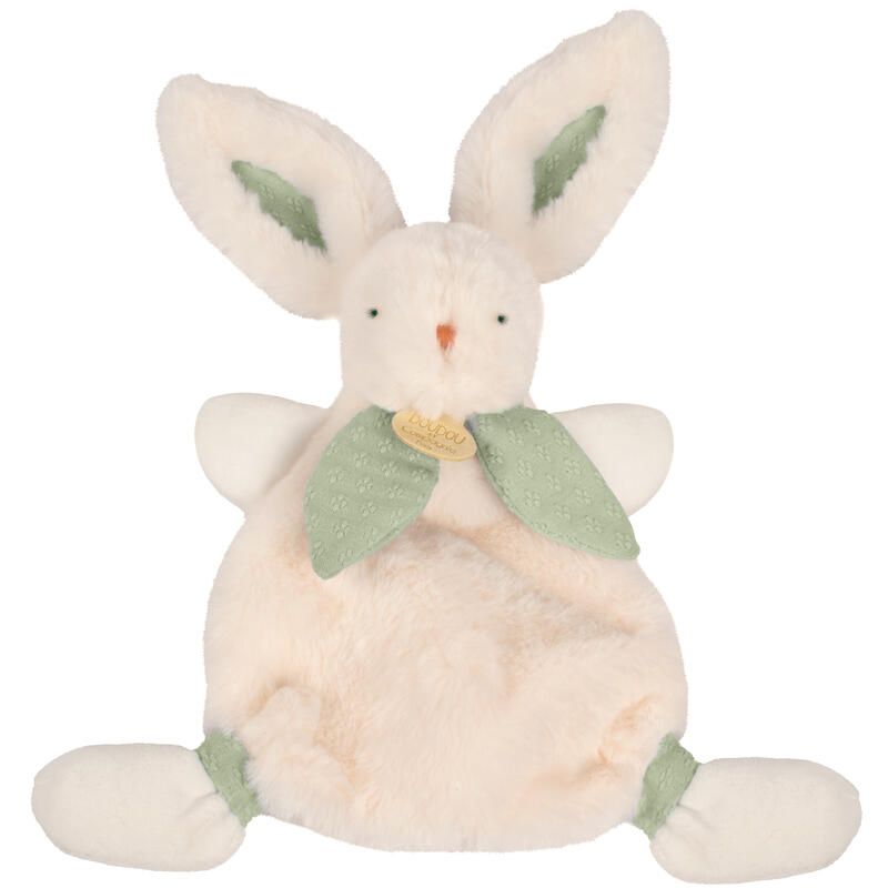 Lapin Bonbon 25cm Ivoire Sauge - doudou et compagnie