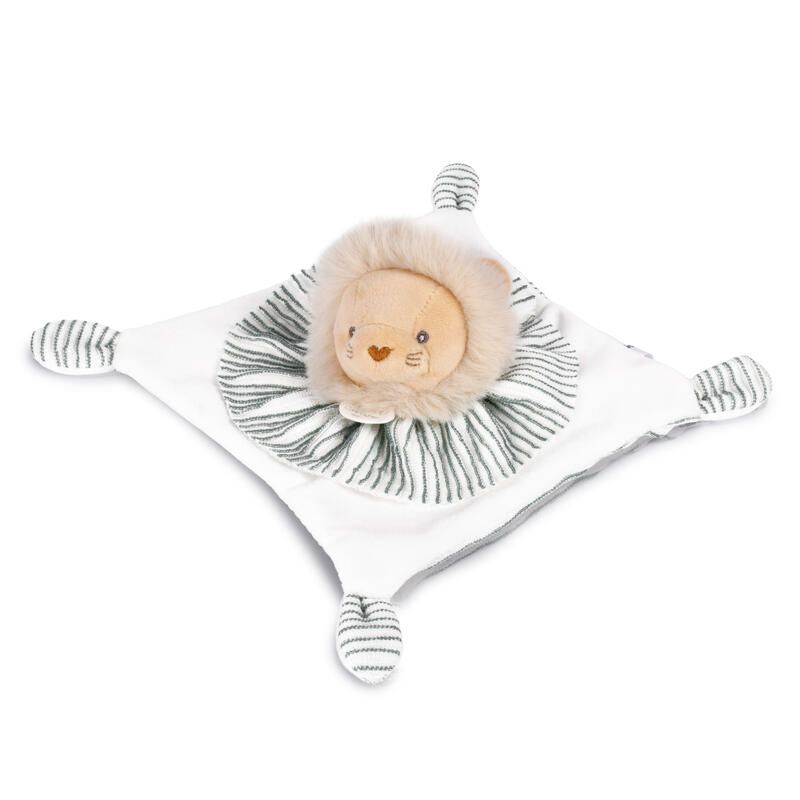 Peluche lion les Chouchoux 20cm Blanc - doudou et compagnie