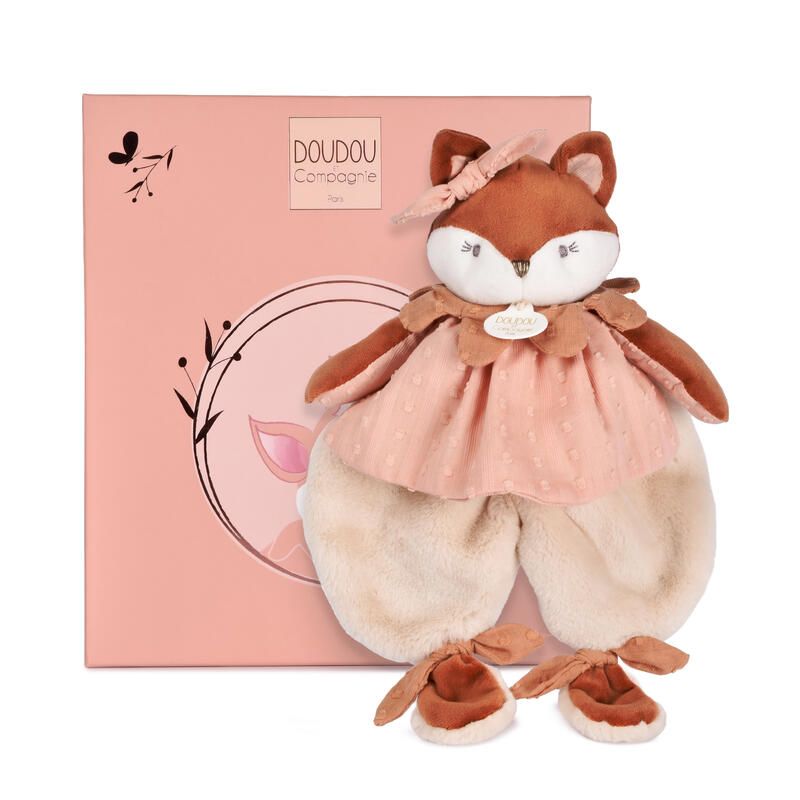 Doudou Mina 29cm Marron - doudou et compagnie