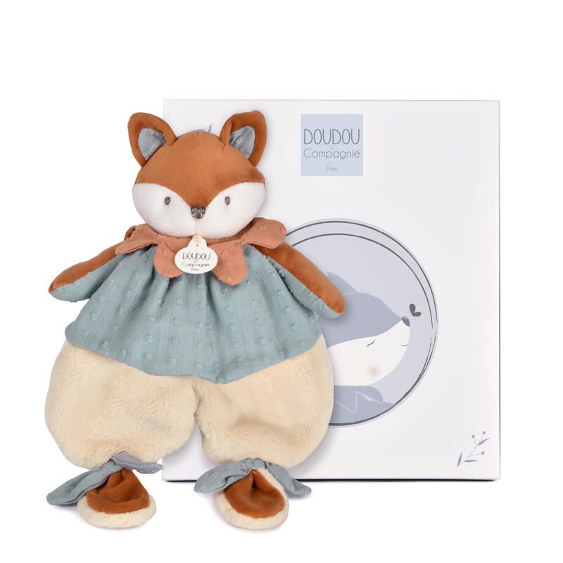 Doudou Timo 29cm Orange - doudou et compagnie