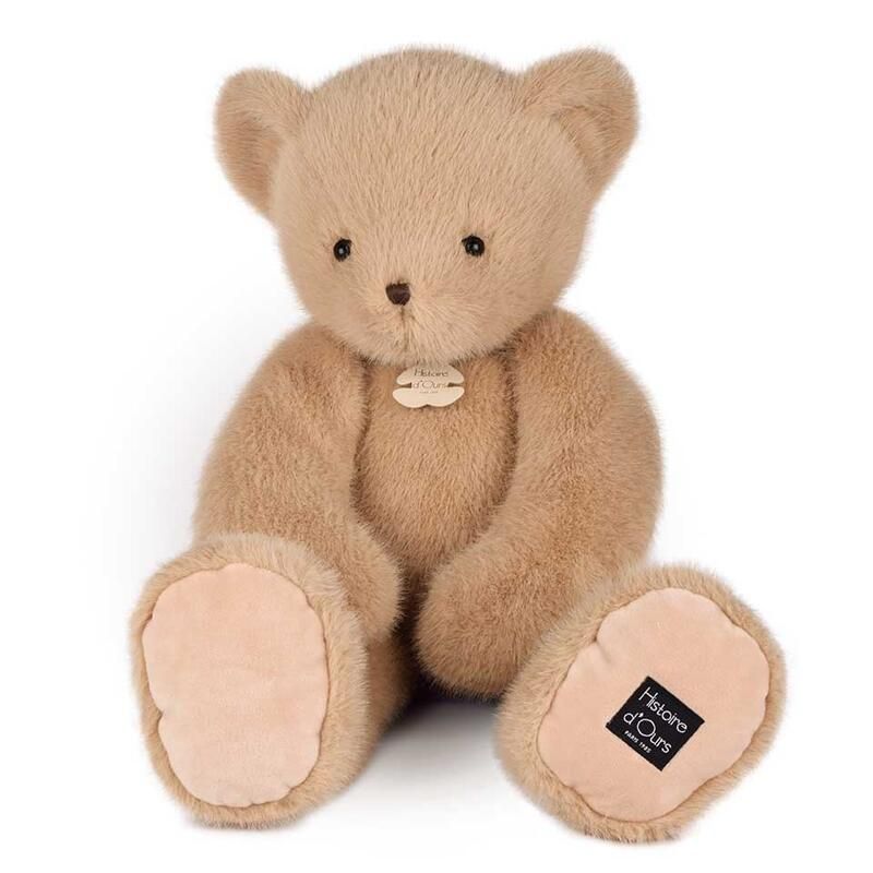 Ours en peluche Clémentin 60 cm Amande - histoire d'ours