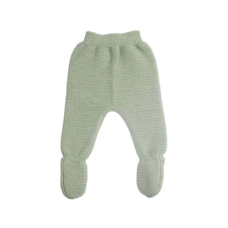 Pantalon Maille 0-1m Vert Olive - trois kilos sept