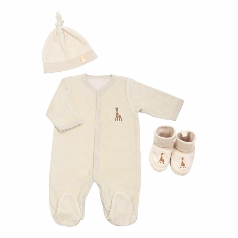 Kit naissance 1m 3 pièces Sophie - Sable - trois kilos sept