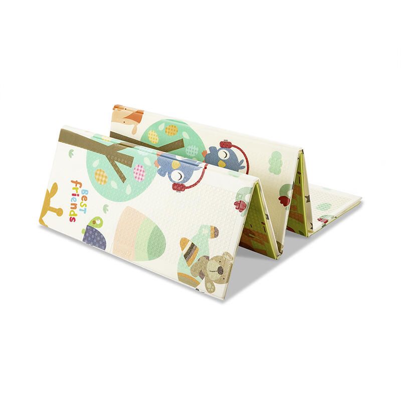 Tapis de motricité Thermo pliable 180x200cm Vert - lorelli
