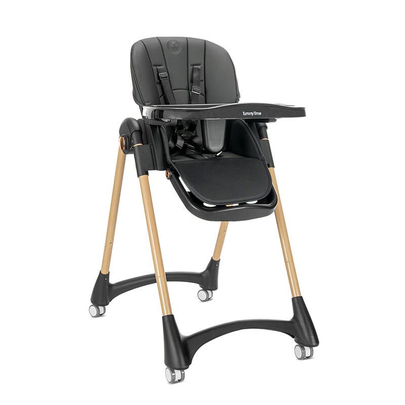 Chaise haute Tummy Time Noir - lorelli
