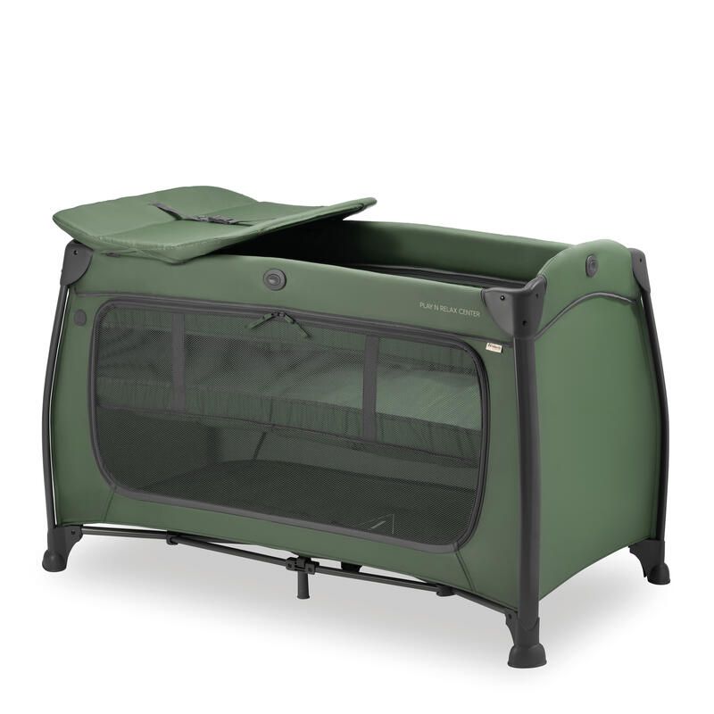 Lit parapluie Play N Relax Center Dark Green - hauck