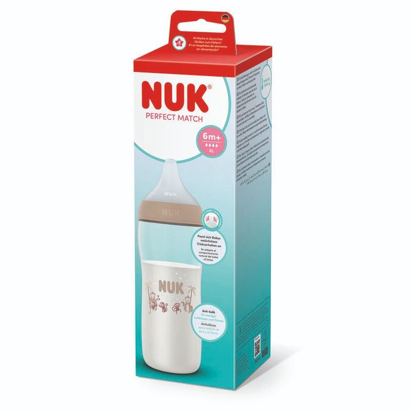 Biberon Perfect Match 360ml XL Singe - nuk