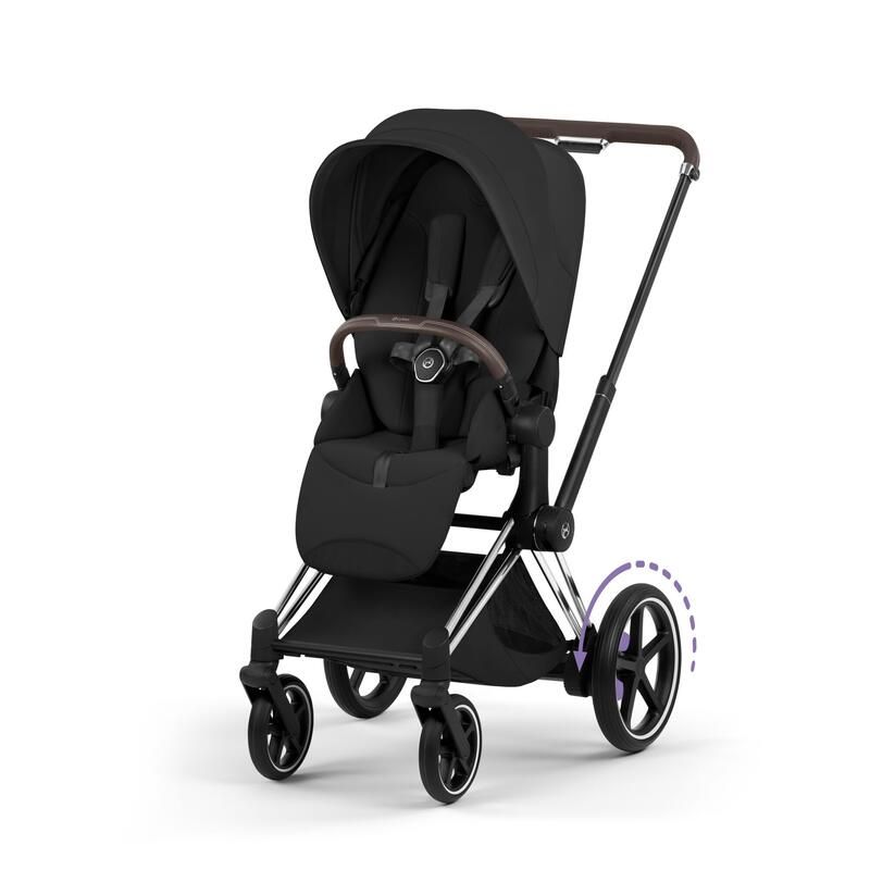 Poussette e-Priam 3 Style Chrome Sepia Black - cybex
