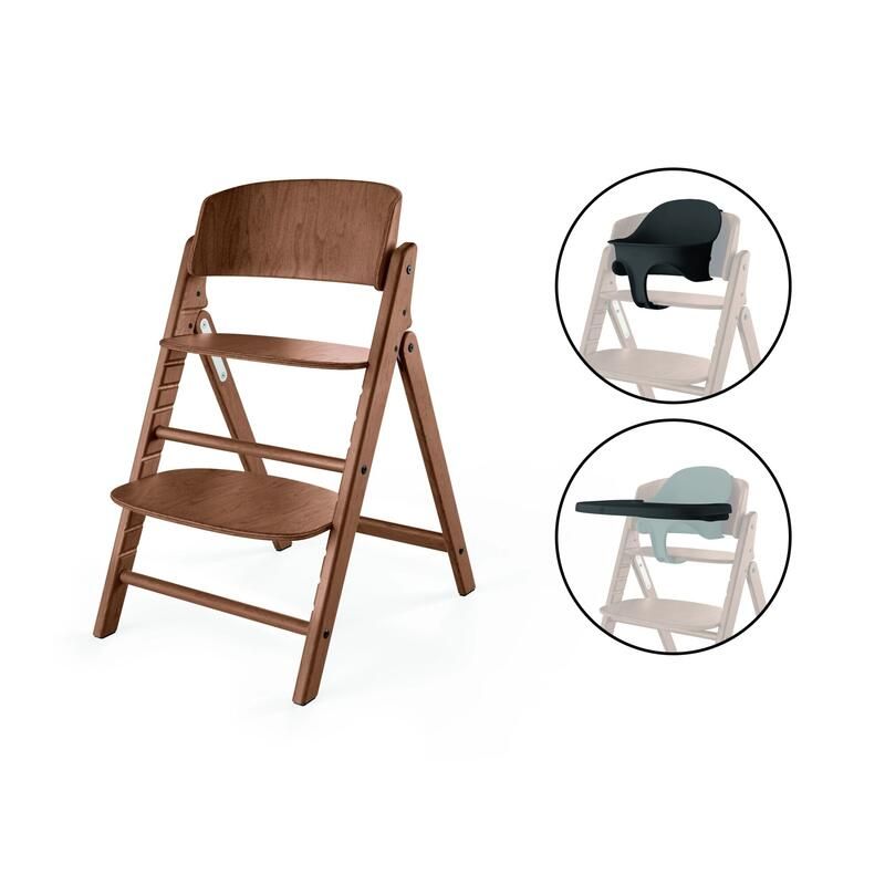 Chaise Haute Click & Fold 3-en-1 Natural Dark - cybex