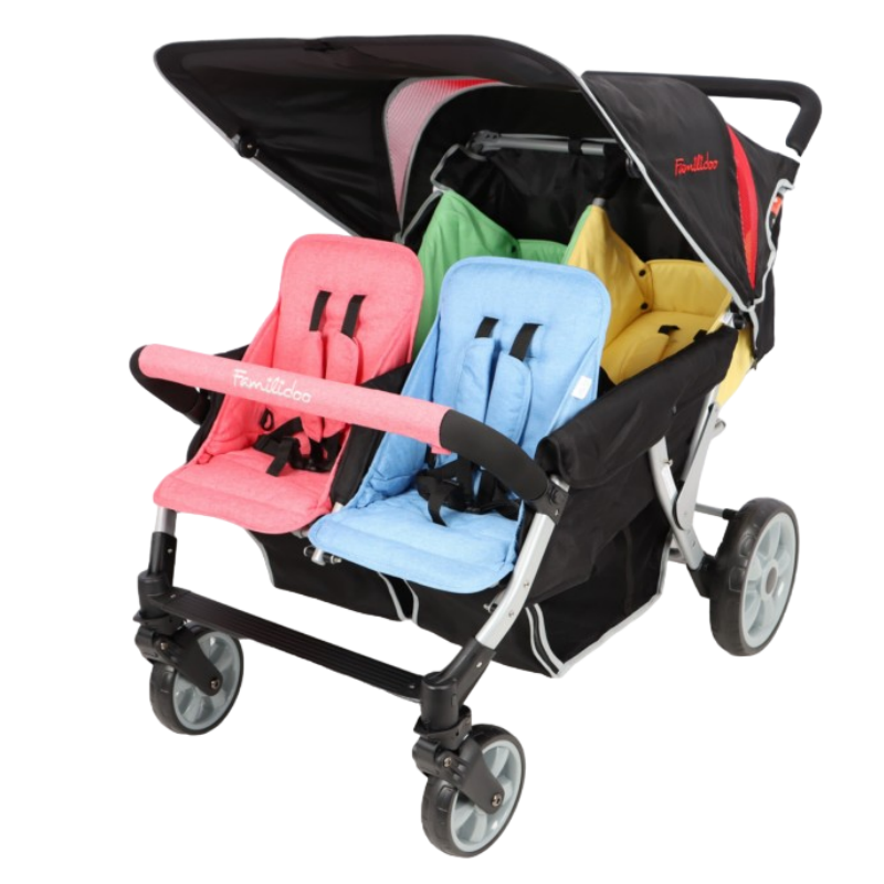 Poussette 4 Places Familidoo Lidoo Star Multicolor - familidoo