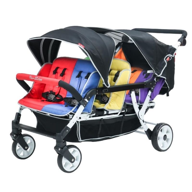 Poussette 6 Places Familidoo H6E Multicolor - familidoo